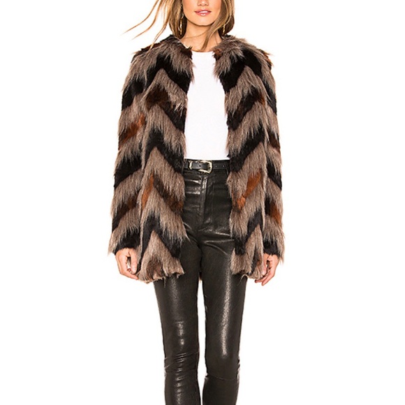 Amuse Society Waylon Faux Fur Jacket - Small - Picture 2 of 6